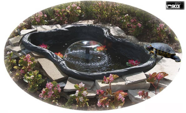 Laghetti per tartarughe acquatiche Laghetto da giardino