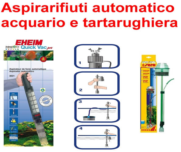 Aspirarifiuti automatico tartarughiera