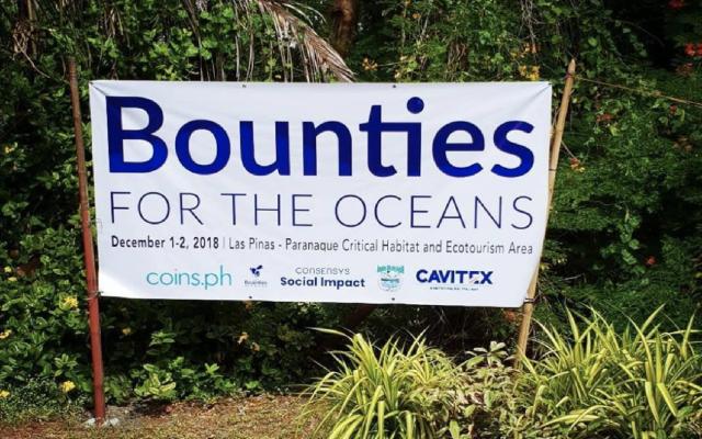 Evento di raccolta della plastica a Manila Las Pinas-Parañaque Critical Habitat