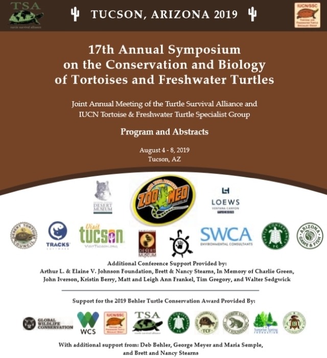 Locandina Simposio TSA 2019 Turtle Survival Alliance Symposium