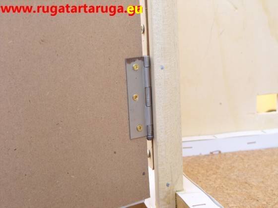 Primo piano della cerniera Cerniera per porte