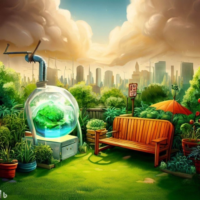 Un orto urbano immaginato Inflazione climatica orto urbano decementificato