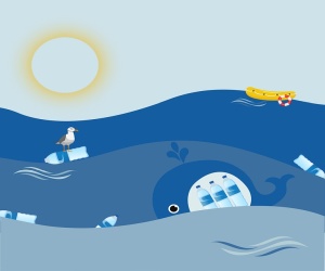 Mare sporco da pulire