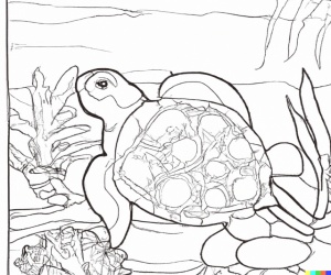 Storia tartaruga marina per bambini