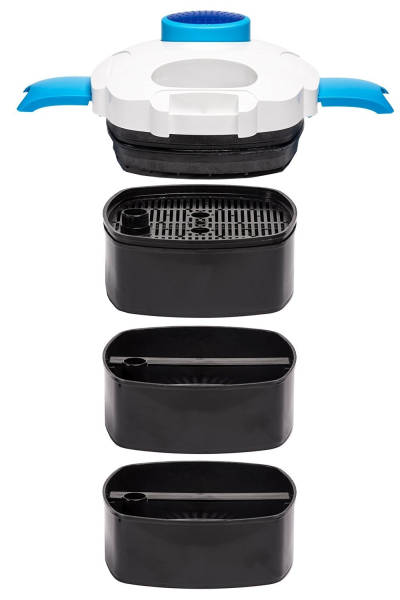 Sistema filtro a tre stadi Cestelli Aquaflow Technology AEF-303UV