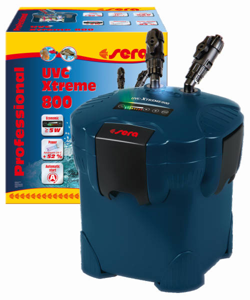 Filtro esterno a basso consumo energetico Caratteristiche Sera UVC-Xtreme 800 UV