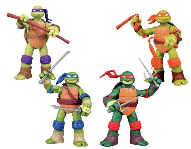 TMNT 4 Character Pack Tartarughe Ninja character pack di Natale