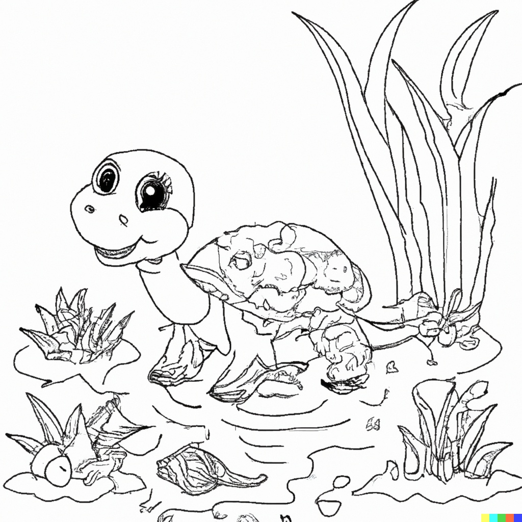 Tartaruga alligatore disegno