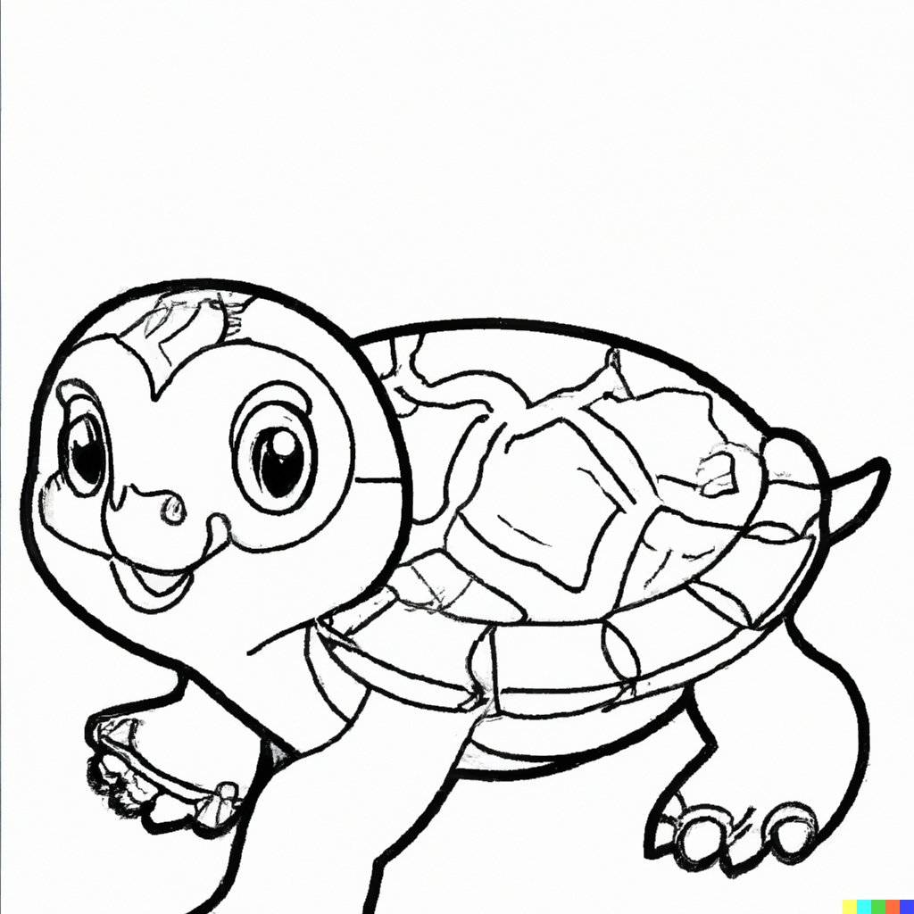Cucciolo di tartaruga da stampare