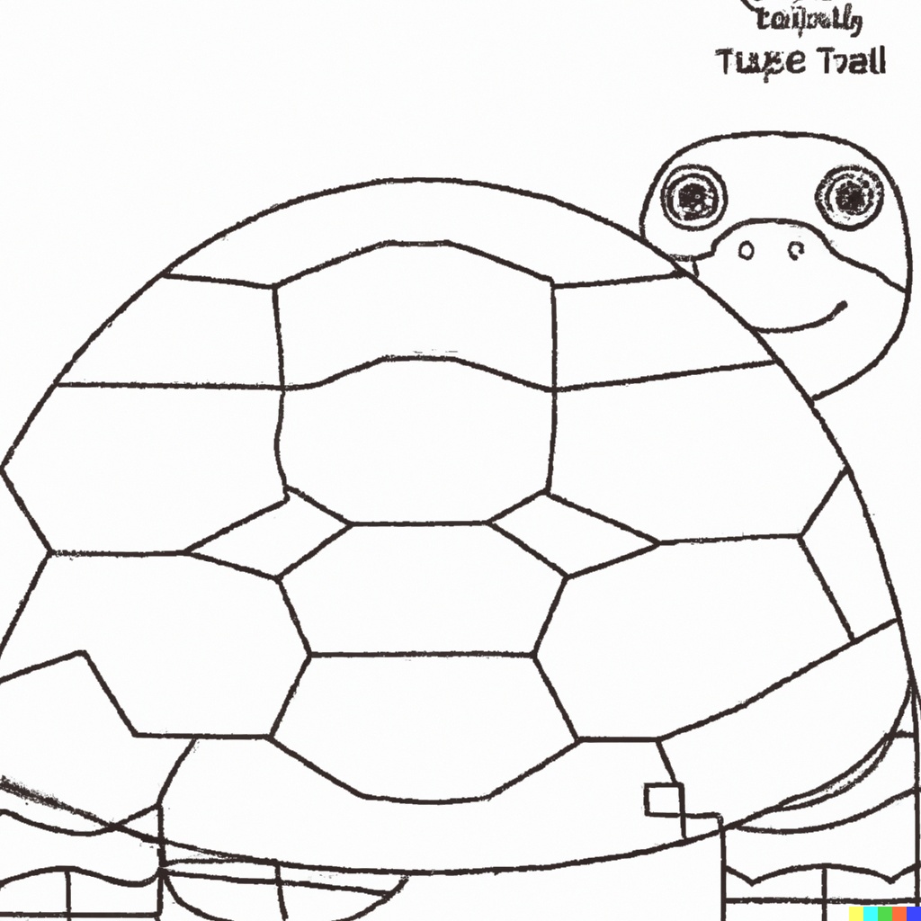 Tarta gigante 2 Tartaruga gigante disegno