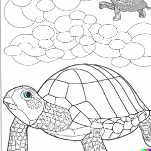 Disegno tartaruga gigante