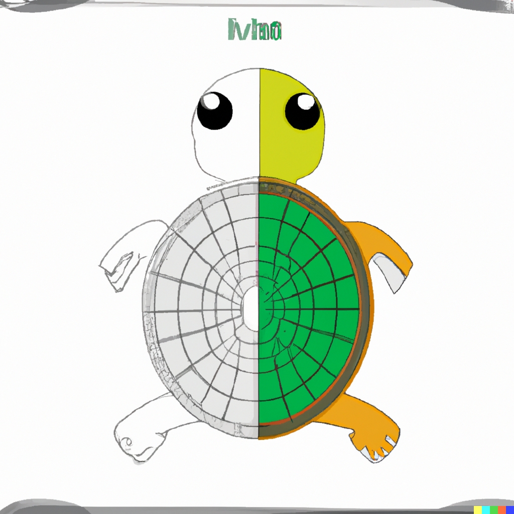 Disegno guscio tartaruga colorare bambini 5