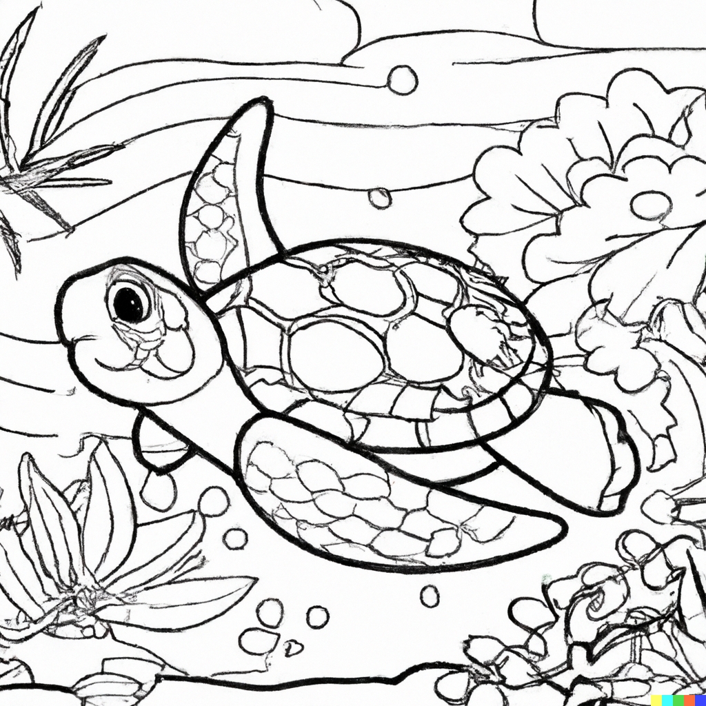 Disegno di tartaruga marina