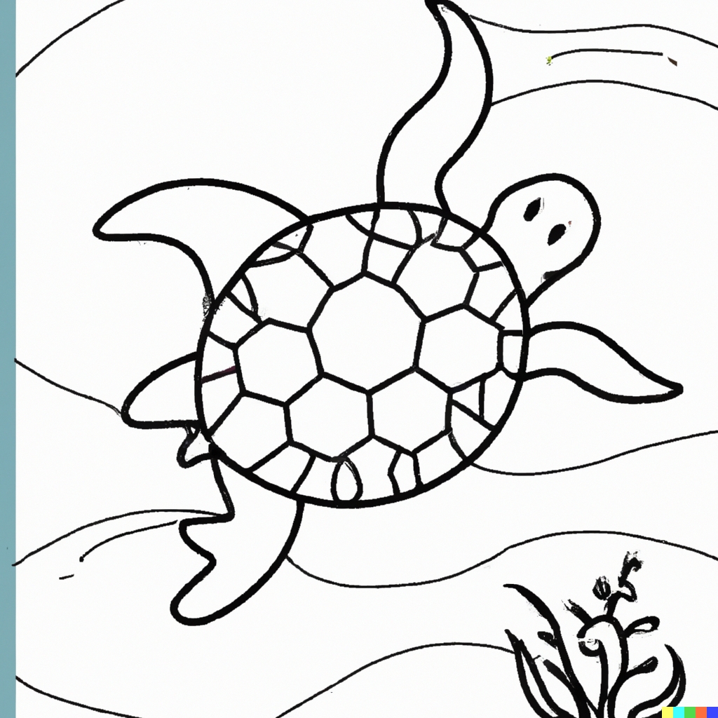 Disegni di tartarughe marine