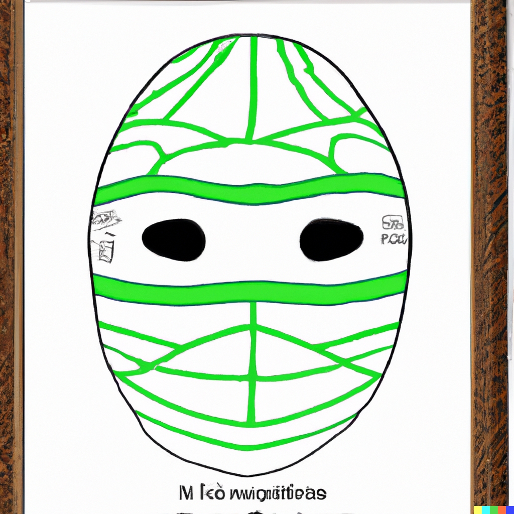 Maschere tartarughe ninja TMNT da colorare