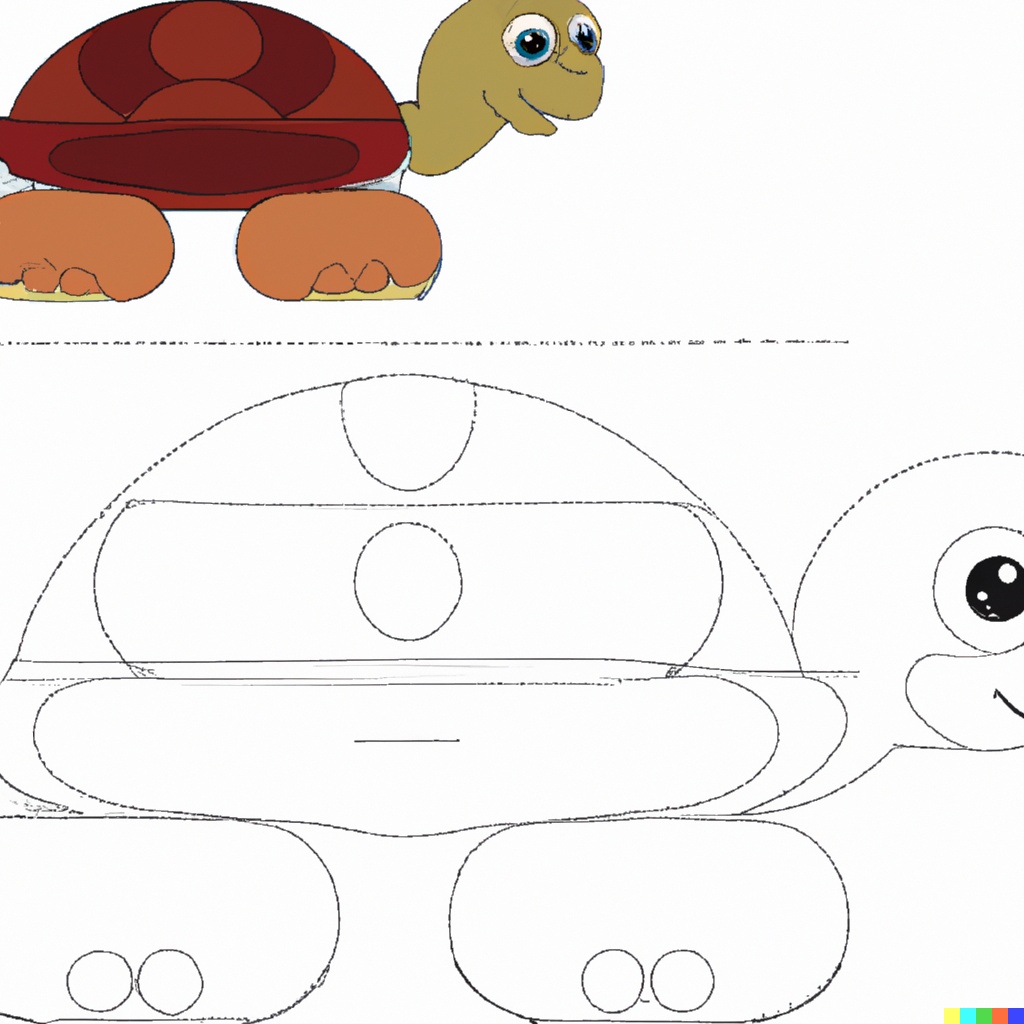 Molly 2 Disegno tartaruga Molly
