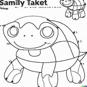Sammy tartaruga da colorare