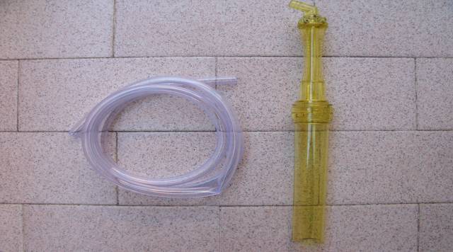 Sifone e tubo trasparente del Tetra GC-30